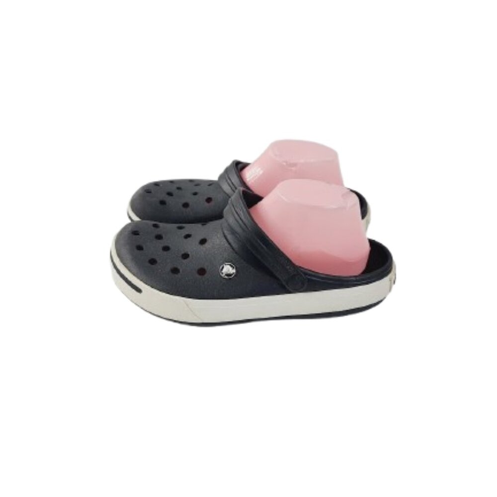 Sorel Women's Black White Crocband Perforated Slip-On Clogs Size US M8/W10